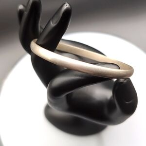 Silver Toned Bangle Jingle Bracelet